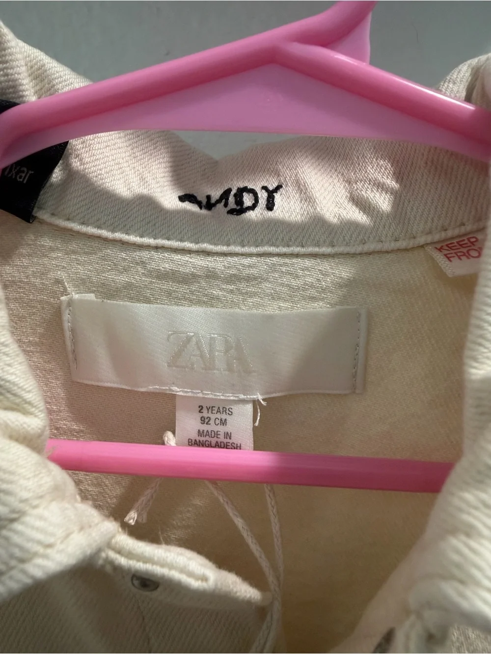 Zara NWT Toy Story Jacket